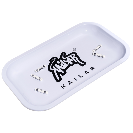 Kailar x Sin&Repeat Rolling Tray 27 x 16.5 cm white rolling tray