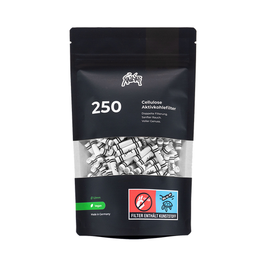 250 Cellulose Slim Aktivkohlefilter