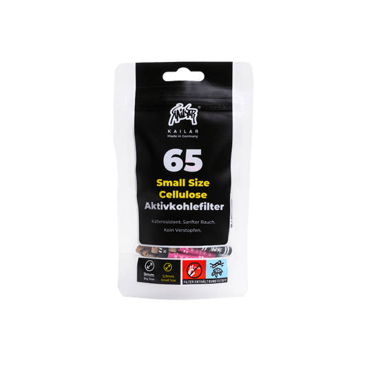 65 Cellulose Small Size Soft Aktivkohlefilter - Mixed
