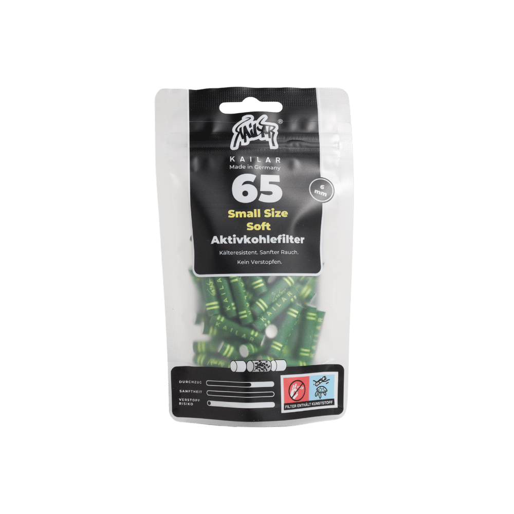 65 Cellulose Small Size Soft Aktivkohlefilter