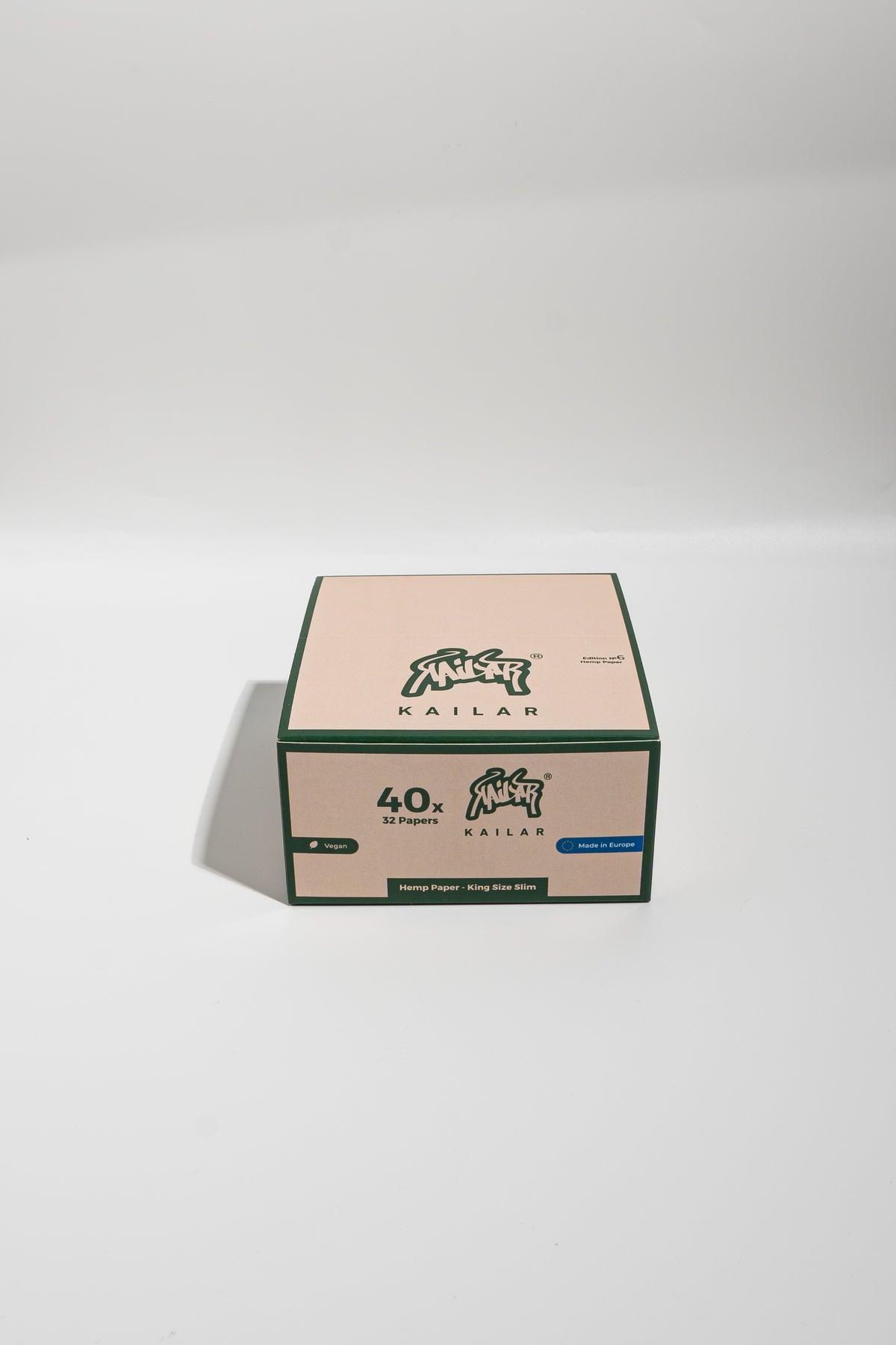 Kailar cartine lunghe King Size Slim in carta di canapa – Edizione 6