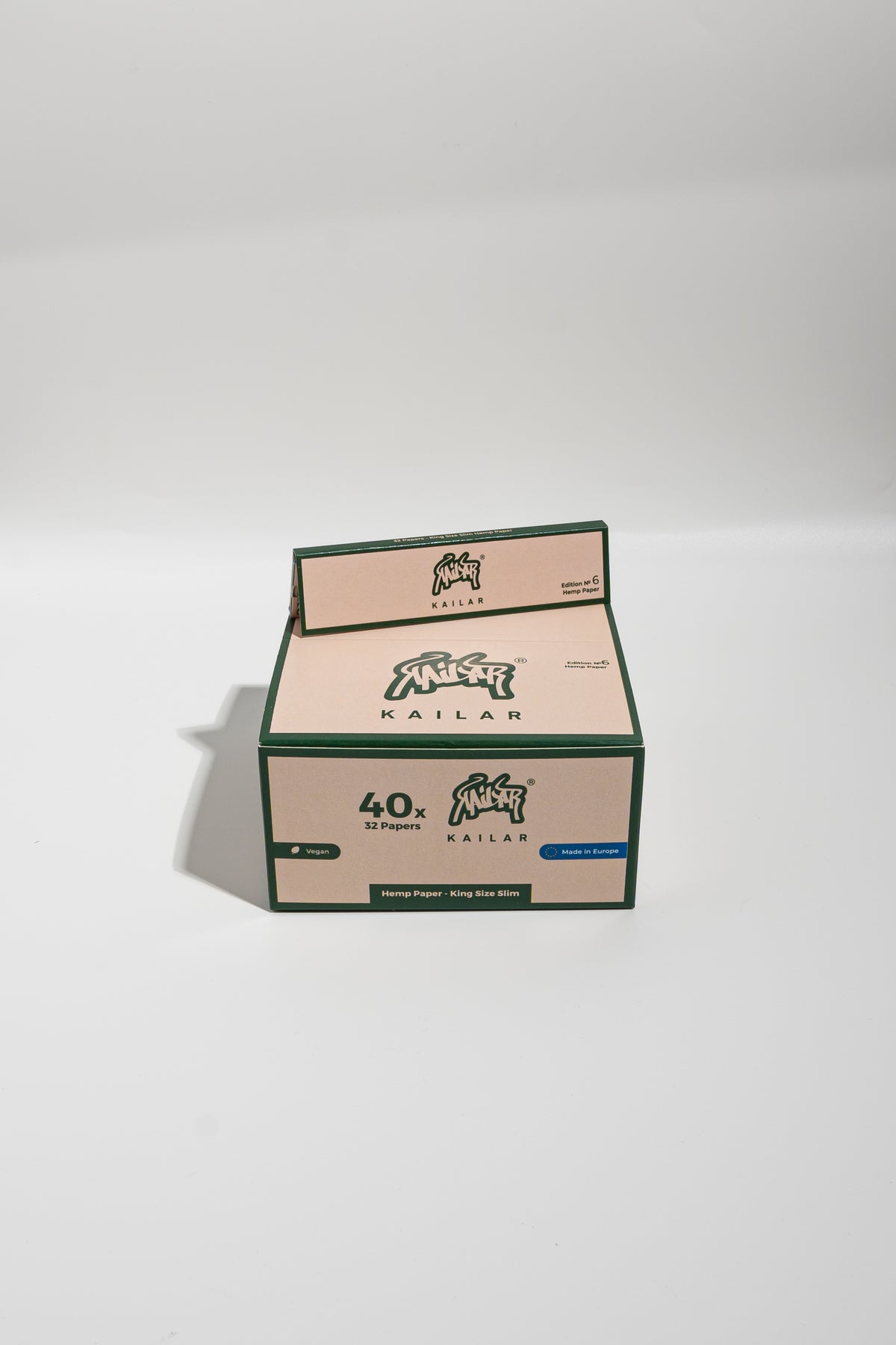 Kailar cartine lunghe King Size Slim in carta di canapa – Edizione 6