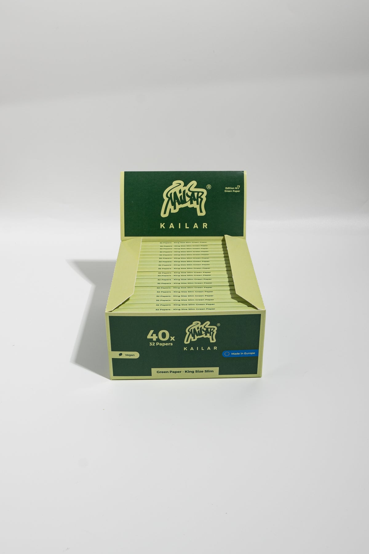 Cartine lunghe Kailar Green King Size Slim – Edizione 7