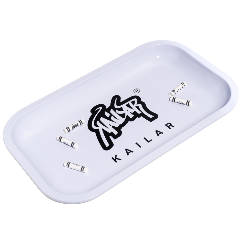 Kailar x Sin&Repeat Rolling Tray 27 x 16.5 cm white rolling tray