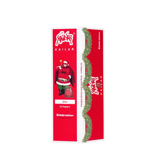 Kailar Unbleached King Size Slim Longpapers Xmas Edition