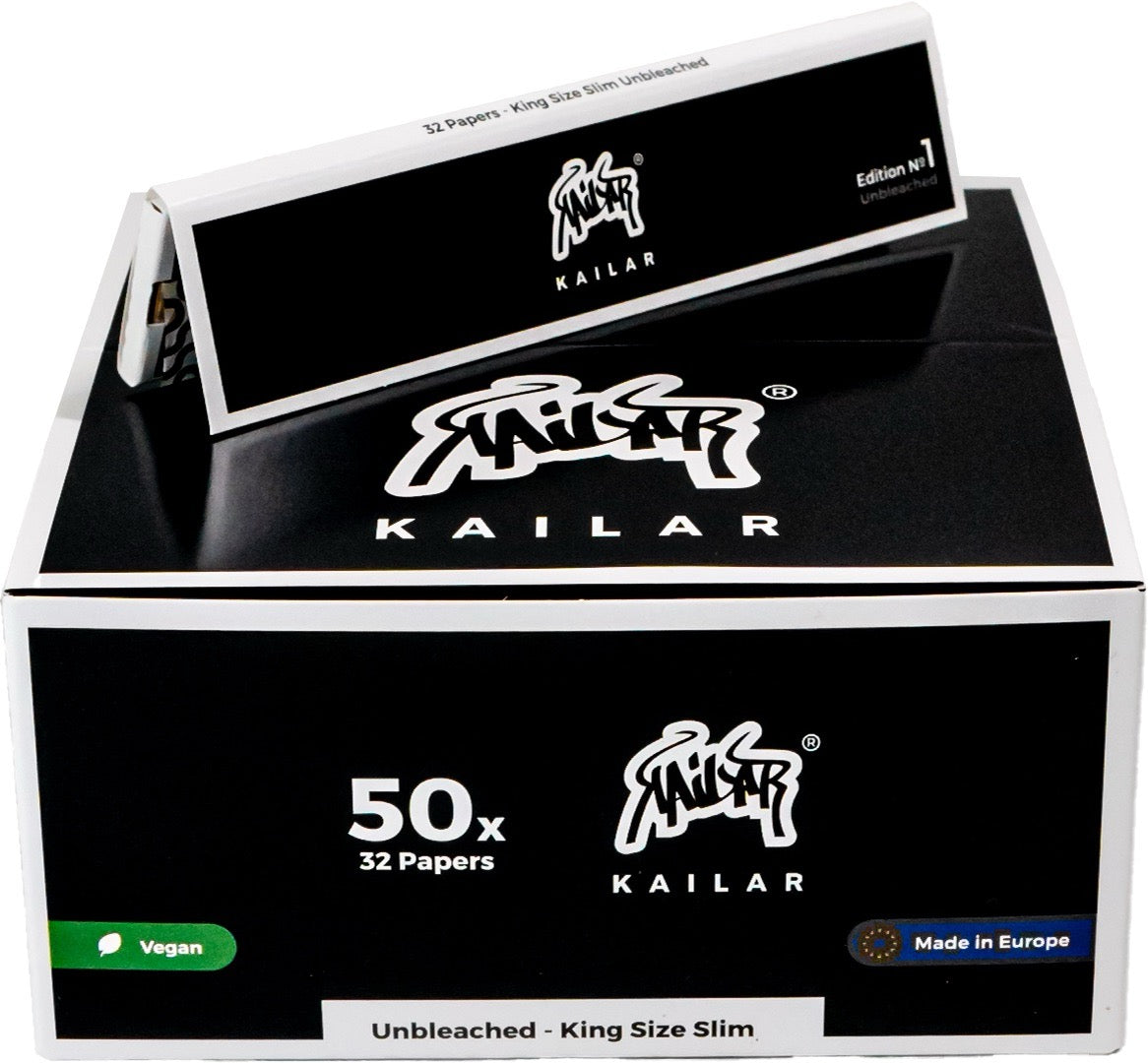 Kailar cartine lunghe King Size Slim non sbiancate – Edizione 1