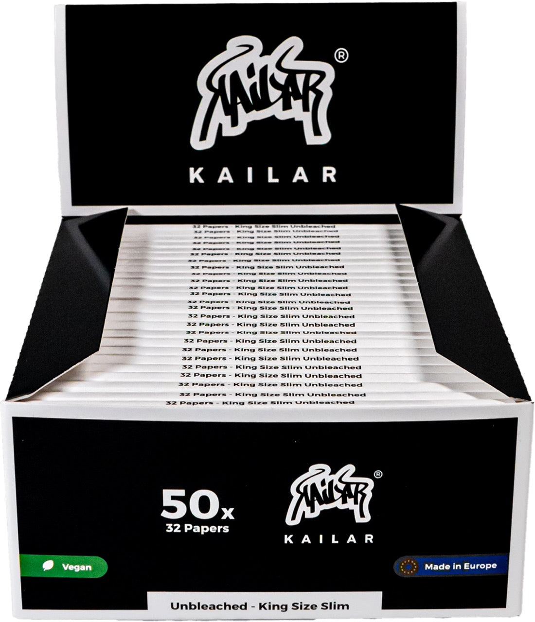 Kailar cartine lunghe King Size Slim non sbiancate – Edizione 1