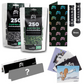Kailar 2×250er Star Bundle Schwarz und Grün mit Longpapers, Mischpappe, 2×9-mm-Filtern und Stickern