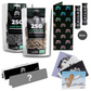 Kailar 2×250er Star Bundle Schwarz und Ungebleicht mit Longpapers, Mischpappe, 2×9-mm-Filtern und Stickern