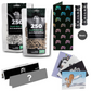 Kailar 2×250er Star Bundle Weiß und Ungebleicht mit Longpapers, Mischpappe, 2×9-mm-Filtern und Stickern