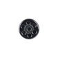 Kailar Twisted Glasfilter Schwarz 11 mm – verdrehte Luftkanäle