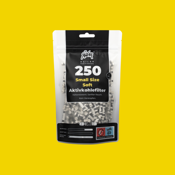 250 Cellulose Small Size Soft Aktivkohlefilter