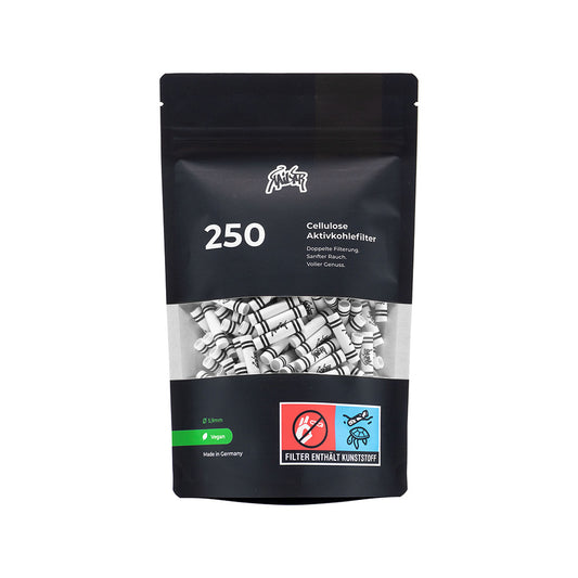 250 Cellulose Slim Aktivkohlefilter